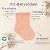 bistyle Baby Grip Ankle Socks 6 Pairs | Newborn Infant Toddlers Sock Organic Cotton | Kids Boys Girls Ankle view 3