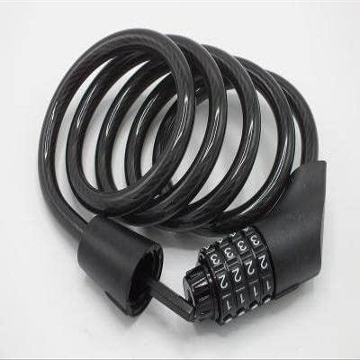 10mm Resettable Combo Coil Cable Lock for Road Mountain and Kids Bikes 48 Inches Long!