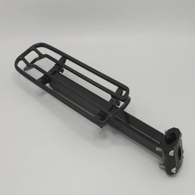 Aluminum Alloy Clamp On Seat Post Cargo Rack for Road Touring Hybrid Mountain Bike