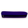 Martial Arts Polyester Belt; Choose Color (Black Stripe), 1.5 in. Width, 8 Rows of Stitching for Karate, Taekwondo, Judo, MMA (Purple, Single Wrap 2 - 58 in.) view 1