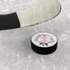 GRAPHICS & MORE Meet Me Under The Mistletoe Ice Hockey Puck view 2