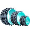 FitBeast Back Roller, Back Wheel Foam Roller - Targeted Muscle Roller for Deep Tissue Massage, Back Stretcher (6''+9''+12'', Blue) view 1