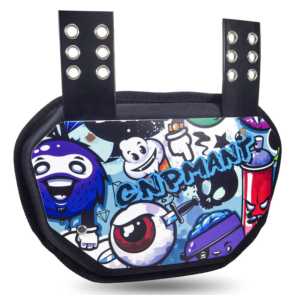 CNPMANT Sports Football Back Plate Football Backplates for Shoulder Pads Football, Rear Protector Lower Back Pads for Football Players, Lower backs will be safe and stylish with this sturdy backplate.