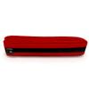 Martial Arts Polyester Belt; Choose Color (Black Stripe), 1.5 in. Width, 8 Rows of Stitching for Karate, Taekwondo, Judo, MMA (Red, Double Wrap 4 - 106 in.) view 1