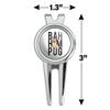 GRAPHICS & MORE Bah Hum Pug Golf Divot Repair Tool and Ball Marker view 4