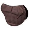 ECP Equine Comfort Products All-Purpose Contoured Correction Saddle Pad with Adjustable Memory Foam Inserts for Custom Support, Non-Slip, Shock Absorbing, 22 Spine, 19.5 Drop, Brown view 1