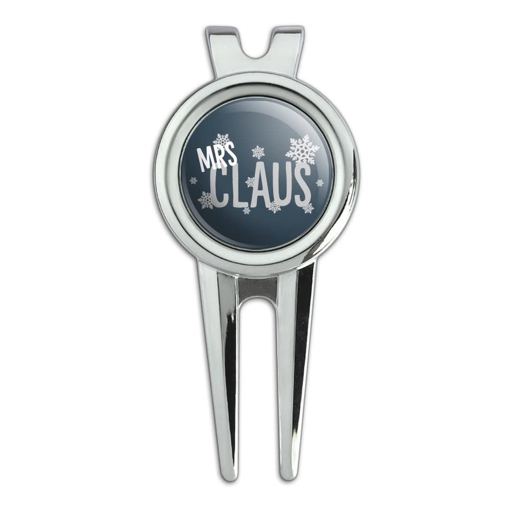 GRAPHICS & MORE Mrs Claus Golf Divot Repair Tool and Ball Marker