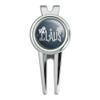 GRAPHICS & MORE Mrs Claus Golf Divot Repair Tool and Ball Marker view 1