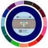 Country Brook Design - 1 Inch Royal Blue Super Heavy Nylon Webbing, 10 Yards view 1
