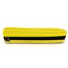 Martial Arts Polyester Belt; Choose Color (Black Stripe), 1.5 in. Width, 8 Rows of Stitching for Karate, Taekwondo, Judo, MMA (Yellow, Single Wrap 1 - 52 in.) view 1