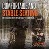ALPS OutdoorZ Mesh Wetland Seat - Lightweight Hunting Chair with 360 Swivel, Aluminum Tubing, Adjustable Height, and Removable Shoulder Carry Strap for All-Weather Hunting, Brown view 2