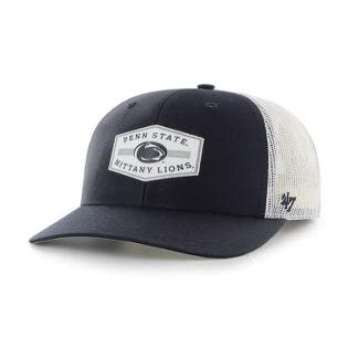'47 NCAA Men's Trucker Convoy Snapback Adjustable Hat (Penn State Nittany Lions - Navy)
