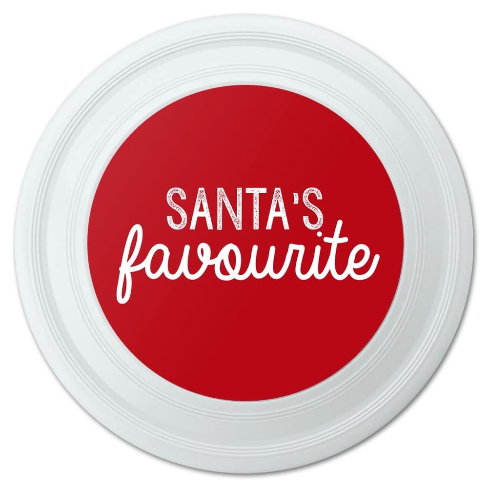 GRAPHICS & MORE Santa's Favourite Novelty 9" Flying Disc