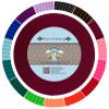 Country Brook Design - Burgundy Super Heavy Nylon Webbing (1 Inch, 20 Yards) view 1
