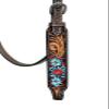 CHALLENGER Horse Western Tack Floral Tooled Leather Browband Headstall Show Bridle 78AD17HB view 2