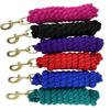 8' Braided Poly/Cotton Lead Rope w/Brass Plated Snap view 1