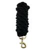 8' Braided Poly/Cotton Lead Rope w/Brass Plated Snap view 2