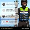 Jetpilot S1 Nylon Mens Coast Guard Approved Life Jacket PFD-Neon-S/M view 4