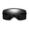 SMITH Pursuit Sunglasses  Shield Performance Sports Sunglasses with Removable Side Shields for Skiing & More  For Men & Women  Matte Black + Black ChromaPop Lens view 2