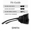 SMITH Pursuit Sunglasses  Shield Performance Sports Sunglasses with Removable Side Shields for Skiing & More  For Men & Women  Matte Black + Black ChromaPop Lens view 3