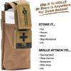 TACTICON Combat Tourniquet Soft Holder| Combat Veteran Owned Company | Reinforced Elastic Stores TQ | 900D Polyester Mounted Via Hook & Loop view 4