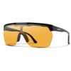 SMITH XC Sunglasses  Flip-Up Shield Lens Performance Sports Sunglasses for Snow Sports, Biking, Running & More  For Men & Women  Black + Low Light Copper ChromaPop Lens view 1