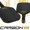 Franklin Sports Pro Pickleball Paddles - Signature Series Carbon Fiber Pickleball Paddle - USA Pickleball (USAPA) Approved Tournament Pickleball Paddle - 14.5mm Polypropylene Core Pro Racket - Black (52987) view 3