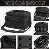 VEAGIA Pistol range bag Gun bag Pistol case Gun case Magazine Lockable double-layer explosion proof zipper Pistol Soft Carrying Bags (Black 2.0) view 3