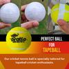 Bratla Pro Tennis Balls for Cricket - Lightweight Cricket Ball Tennis Ball for Tape Ball Cricket Bat (Pack of 3) view 3