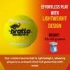 Bratla Pro Tennis Balls for Cricket - Lightweight Cricket Ball Tennis Ball for Tape Ball Cricket Bat (Pack of 3) view 4