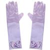 PENTA ANGEL Diamonds Satin Bows Gloves Long Dress Up Gloves for Halloween Christmas Wedding Party Costume Cosplay (Purple, Long) view 1