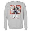 500 LEVEL Leon Draisaitl Sweatshirt (Crew Sweatshirt, XX-Large, Heather Gray) - Leon Draisaitl Edmonton Landmark WHT view 1