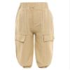 JEATHA Baby Boys Cargo Pants Pull-on Sweatpants Casual Daily Wear School Uniform Trousers for Kids Khaki 6-7 Years view 1