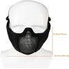 Tactical Helmet Airsoft Goggles,Tactical Face Protection MeshMask for Paintball Outdoor Game Shootin Military Gear view 3