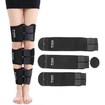Agatige 3pcs Leg Correction Belt, Stretchy Shaping Legs Posture Corrector for X Type Legs O Type Legs(L)