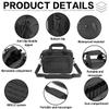 VEAGIA Range Bag,Pistol Case,Gun Range Bags For Handguns And Ammo Pouch 2 Pistols Soft Carrying Shooting Bag (Black 2.0) view 4