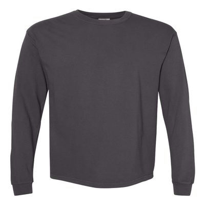 Comfort Colors Men's Adult Long Sleeve Tee, Style 6014 Pepper