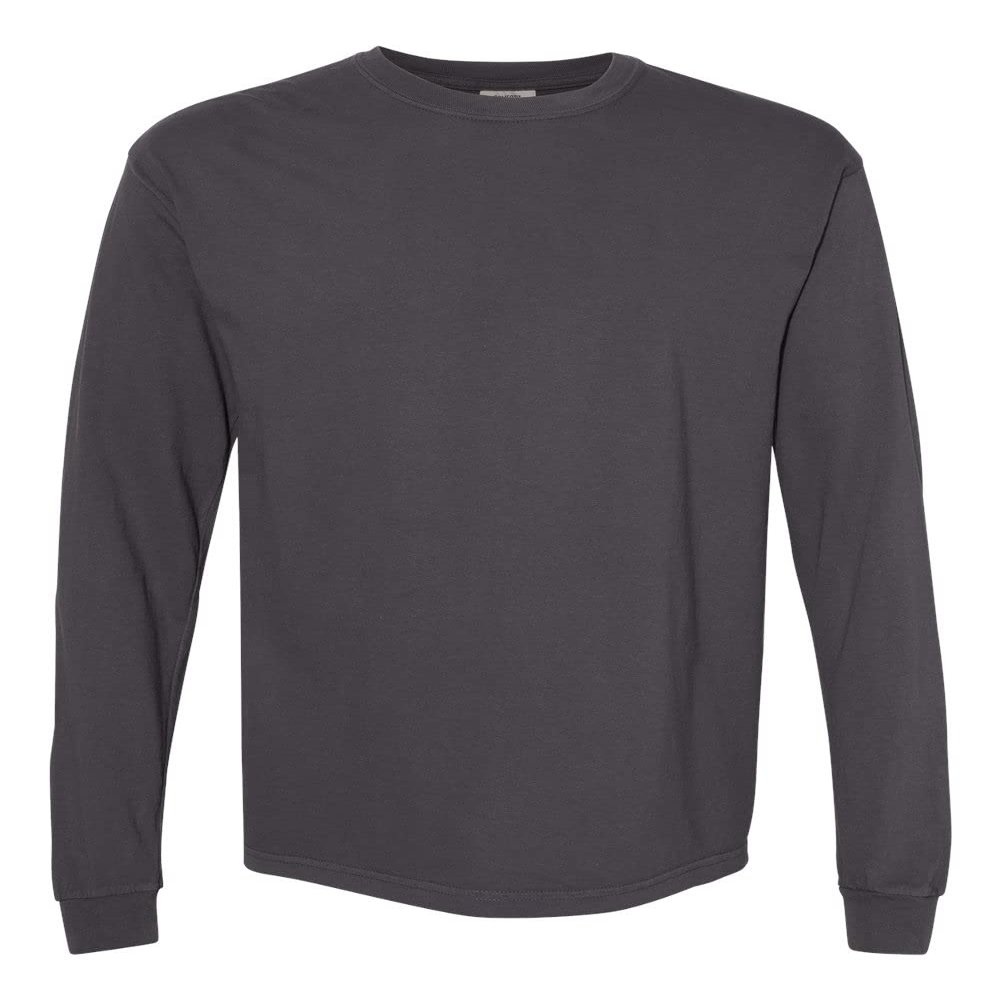 Comfort Colors Men's Adult Long Sleeve Tee, Style 6014 Pepper