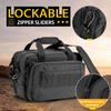 VEAGIA Range Bag Pistol Case Gun Range Bags For Handguns And Ammo Gun Case 3 Pistols Soft Carrying Bags (Black 4.0) view 2