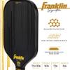 Franklin Sports Pro Pickleball Paddles - Signature Series Carbon Fiber Pickleball Paddle - USA Pickleball (USAPA) Approved Tournament Pickleball Paddle - 17mm Polypropylene Core Pro Racket - Black view 4