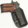 REVKEL Custom Kydex Molded IWB Holster Compatible with Smith & Wesson M&P Bodyguard 380. Left Hand Draw. Black, Hand Crafted in The USA. view 4