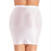 LiiYii Women's Shiny Oily Opaque Skirt Club Wear Sheer High Waisted Skirts Hip Skirt Shape Tight White Medium view 4