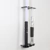WANLIAN Lightsaber rack wall mounted vertical display stand lightsaber levitation display stand sword stand most lightsaber compatible(Black 3 hole) view 3
