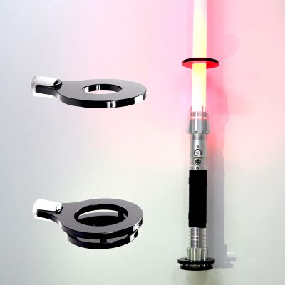 WANLIAN Wall Mounted Black Acrylic Lightsaber Stand - 1 Hole Vertical Display Stand (suitable for lightsabers under 53mm diameter), suitable for wall mounting