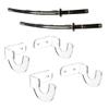 WANLIAN Wall-Mounted Sword Display Stand, Holder, Hook - Supports All Swords - 2 Pack view 1