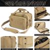 VEAGIA Range Bag Pistol Case Gun Range Bags For Handguns And Ammo Gun Case 3 Pistols Soft Carrying Bags(Khaki 2.0) view 3