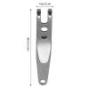 2Pcs Suspension Pocket Clip, Outdoor Belt Clip Stainless Steel Hanging Buckle Keychain Holder with Keychain view 4