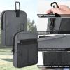 Xxerciz Golf Ball Pouch Bag Multi Pocket with Clip, Durable Nylon Golf Accessory Bag Organizer for Extra Phone, Ball, Tees, Pencils, Wallet, Ball Markers view 4