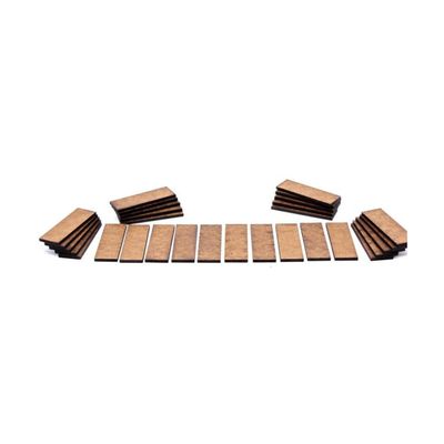 Gale Force Nine Rectangular Bases - 25x75mm