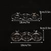 WANLIAN Lightsaber rack wall mounted vertical display stand lightsaber levitation display stand sword stand most lightsaber compatible(Transparent 3 holes) view 4